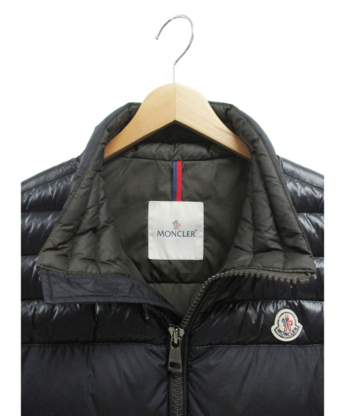 MONCLER（モンクレール）MONCLER (モンクレール) ダウンベスト ブラック サイズ:4の古着・服飾アイテム
