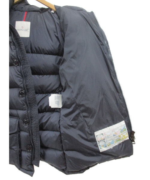 MONCLER（モンクレール）MONCLER (モンクレール) ダウンジャケット ネイビー サイズ:1の古着・服飾アイテム