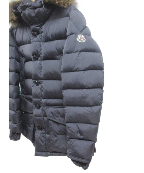 MONCLER（モンクレール）MONCLER (モンクレール) ダウンジャケット ネイビー サイズ:1の古着・服飾アイテム