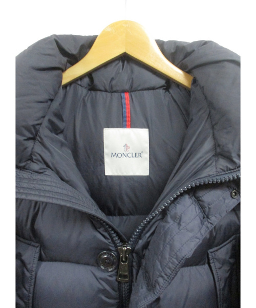 MONCLER（モンクレール）MONCLER (モンクレール) ダウンジャケット ネイビー サイズ:1の古着・服飾アイテム