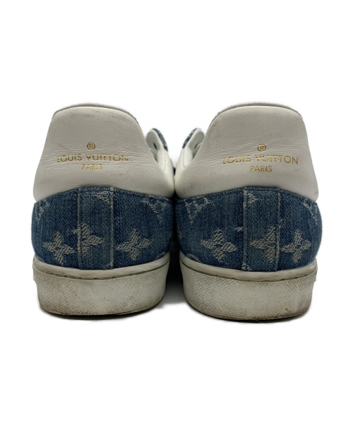 LOUIS VUITTON（ルイ ヴィトン）LOUIS VUITTON (ルイヴィトン) ルクセンブルクデニムスニーカー ネイビー サイズ:7の古着・服飾アイテム