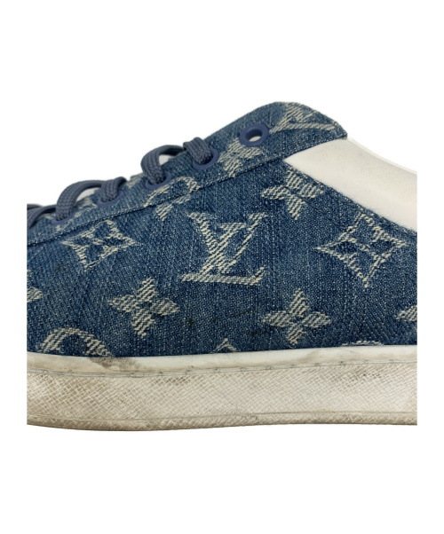 LOUIS VUITTON（ルイ ヴィトン）LOUIS VUITTON (ルイヴィトン) ルクセンブルクデニムスニーカー ネイビー サイズ:7の古着・服飾アイテム