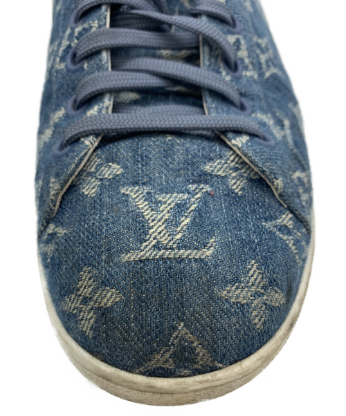 LOUIS VUITTON（ルイ ヴィトン）LOUIS VUITTON (ルイヴィトン) ルクセンブルクデニムスニーカー ネイビー サイズ:7の古着・服飾アイテム