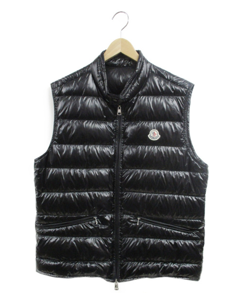 MONCLER（モンクレール）MONCLER (モンクレール) ダウンベスト ブラック サイズ:4の古着・服飾アイテム