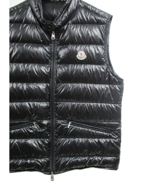 MONCLER（モンクレール）MONCLER (モンクレール) ダウンベスト ブラック サイズ:4の古着・服飾アイテム