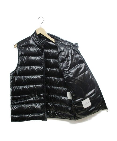 MONCLER（モンクレール）MONCLER (モンクレール) ダウンベスト ブラック サイズ:4の古着・服飾アイテム