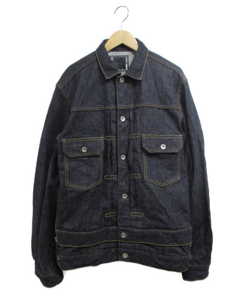 sacai（サカイ）sacai × BEYONDEXX (サカイ×ビヨンデックス) Denim Blouson インディゴ サイズ:3の古着・服飾アイテム