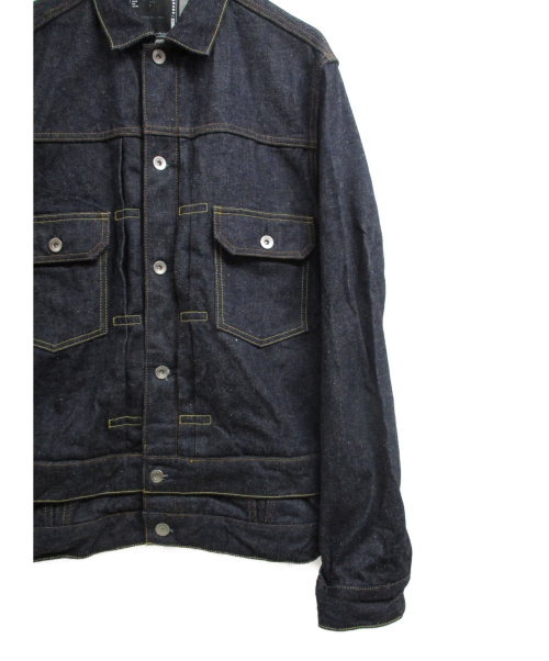 sacai（サカイ）sacai × BEYONDEXX (サカイ×ビヨンデックス) Denim Blouson インディゴ サイズ:3の古着・服飾アイテム