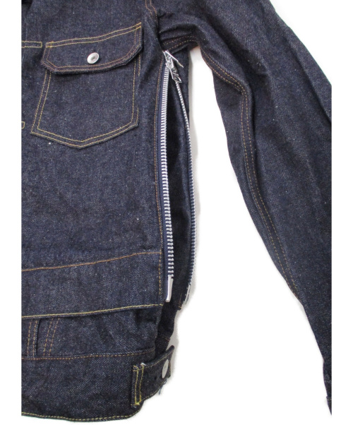 sacai（サカイ）sacai × BEYONDEXX (サカイ×ビヨンデックス) Denim Blouson インディゴ サイズ:3の古着・服飾アイテム