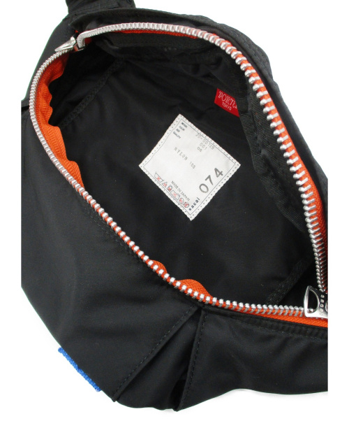 sacai（サカイ）sacai × PORTER (サカイ × ポーター) Nylon Waist Bag ブラック サイズ:OSの古着・服飾アイテム