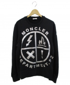 MONCLERモンクレール）の古着「立体プリントスウェット」｜ブラック