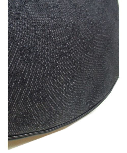 GUCCI（グッチ）GUCCI (グッチ) ショルダーバッグ グレー×ブラック GG 101682 002058の古着・服飾アイテム