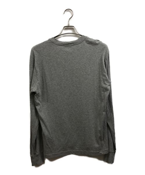 STONE ISLAND（ストーンアイランド）STONE ISLAND (ストーンアイランド) LOGO PATCH L/S TEE グレー サイズ:Mの古着・服飾アイテム