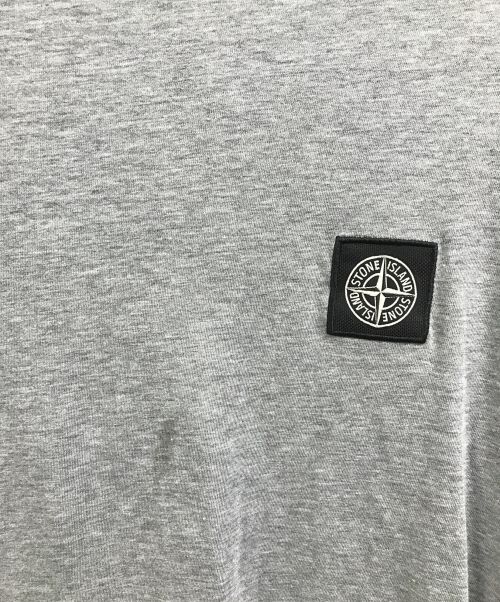 STONE ISLAND（ストーンアイランド）STONE ISLAND (ストーンアイランド) LOGO PATCH L/S TEE グレー サイズ:Mの古着・服飾アイテム