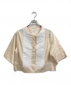 Khadi and Coカディアンドコー）の古着「Khadi and Co CLOVER コットンシャツ」｜アイボリー