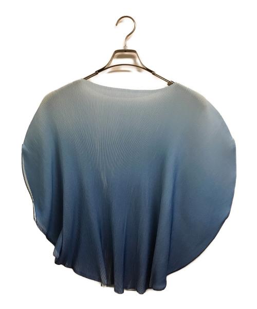 PLEATS PLEASE（プリーツプリーズ）PLEATS PLEASE (プリーツプリーズ) サークル バルーン カットソー ブルー サイズ:－の古着・服飾アイテム