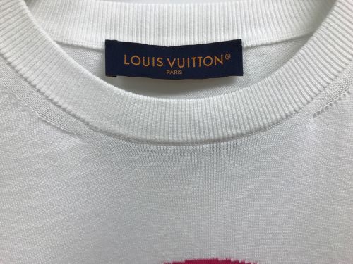 LOUIS VUITTON（ルイ ヴィトン）LOUIS VUITTON (ルイ ヴィトン) 23AWコットンショートスリーブクルーネック ホワイト サイズ:Sの古着・服飾アイテム