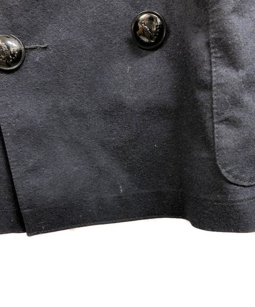 MACKINTOSH（マッキントッシュ）MACKINTOSH (マッキントッシュ) FOX BROTHERS (フォックスブラザーズ) ゴム引きコート ネイビー サイズ:38の古着・服飾アイテム