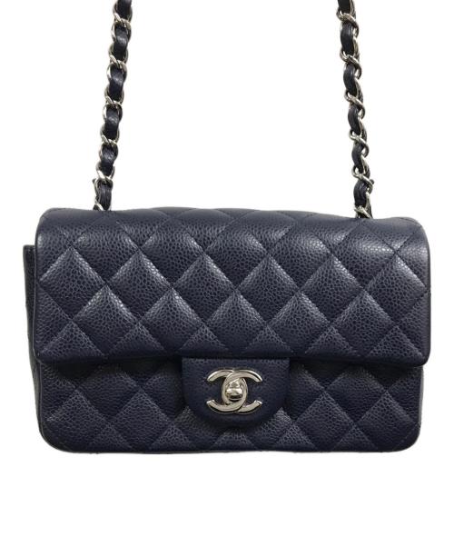 CHANEL（シャネル）CHANEL (シャネル) ミニマトラッセ20チェーンショルダーバッグ ネイビーの古着・服飾アイテム