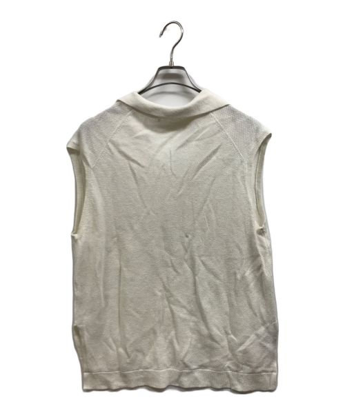 GALERIE VIE（ギャルリーヴィー）GALERIE VIE (ギャルリーヴィー) ドライカノコ スリーブレスプルオーバー ホワイト サイズ:FREEの古着・服飾アイテム