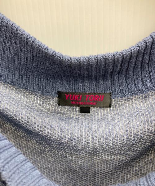 YUKI TORII（ユキ トリイ）YUKI TORII (ユキ トリイ) カーディガン ブルー サイズ:40の古着・服飾アイテム