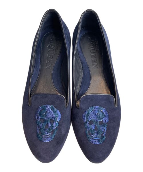 ALEXANDER McQUEEN（アレキサンダーマックイーン）ALEXANDER McQUEEN (アレキサンダーマックイーン) オペラシューズ ネイビー サイズ:36 1/2の古着・服飾アイテム