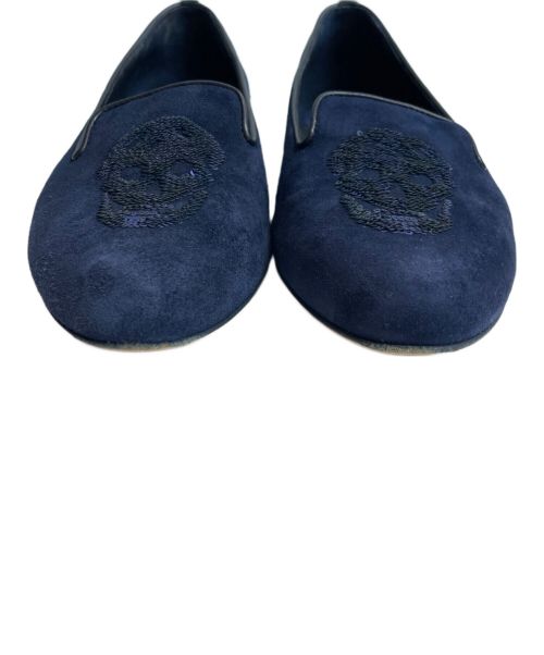 ALEXANDER McQUEEN（アレキサンダーマックイーン）ALEXANDER McQUEEN (アレキサンダーマックイーン) オペラシューズ ネイビー サイズ:36 1/2の古着・服飾アイテム