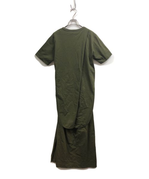 CINOH（チノ）CINOH (チノ) バックカットオープンドレス グリーン サイズ:38 未使用品の古着・服飾アイテム