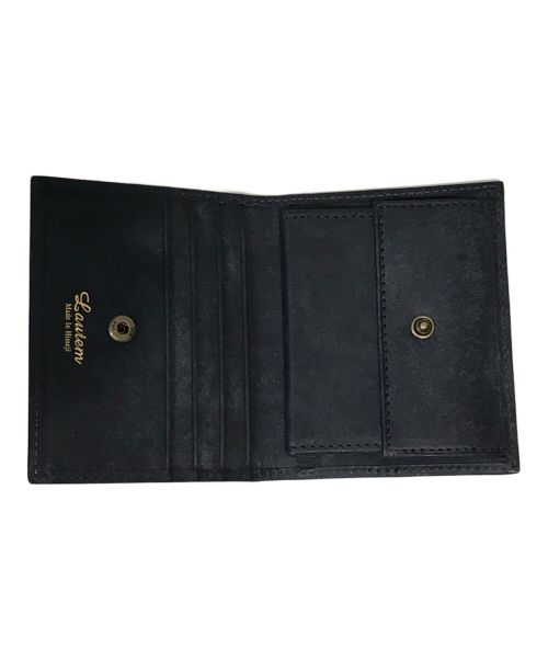 Lautem（Lautem）Lautem (Lautem) レザーウォレット グレーの古着・服飾アイテム