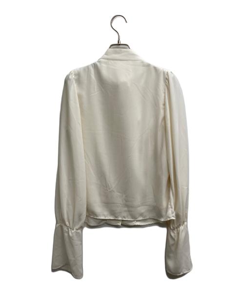 darich（ダーリッチ）Darich (ダーリッチ) デザインシフォンブラウス ホワイト サイズ:Freeの古着・服飾アイテム