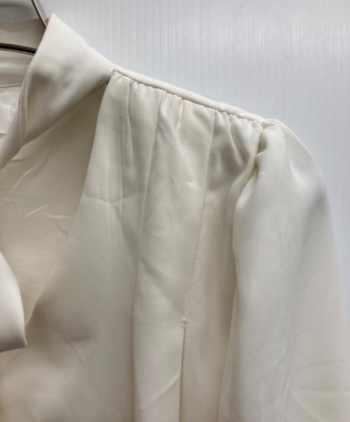 darich（ダーリッチ）Darich (ダーリッチ) デザインシフォンブラウス ホワイト サイズ:Freeの古着・服飾アイテム