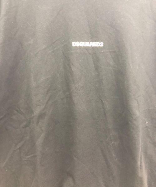 DSQUARED2（ディースクエアード）DSQUARED2 (ディースクエアード) ロゴプリントTシャツ ブラック サイズ:ＸＳの古着・服飾アイテム