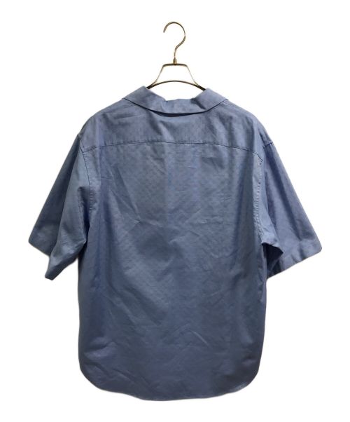 GUCCI（グッチ）GUCCI (グッチ) ミニ GG オックスフォードコットン 半袖シャツ ブルー サイズ:48の古着・服飾アイテム
