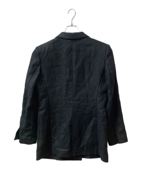 Whim Gazette（ウィムガゼット）Whim Gazette (ウィムガゼット) リネンジャケット ブラック サイズ:FREEの古着・服飾アイテム