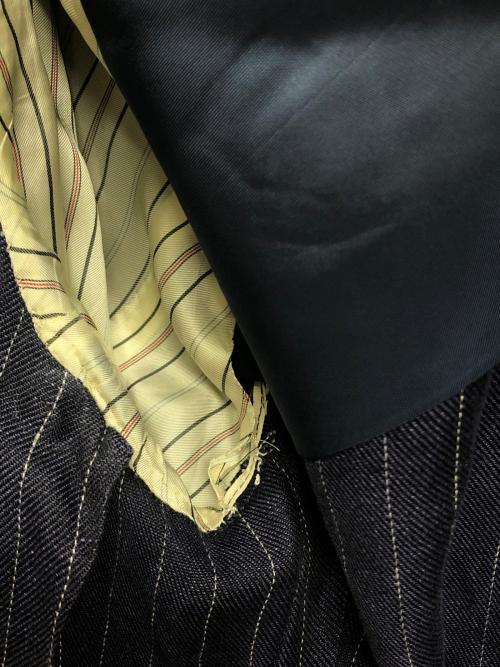 POLO RALPH LAUREN（ポロ・ラルフローレン）POLO RALPH LAUREN (ポロ・ラルフローレン) リネン混テーラードジャケット ネイビー サイズ:36Sの古着・服飾アイテム