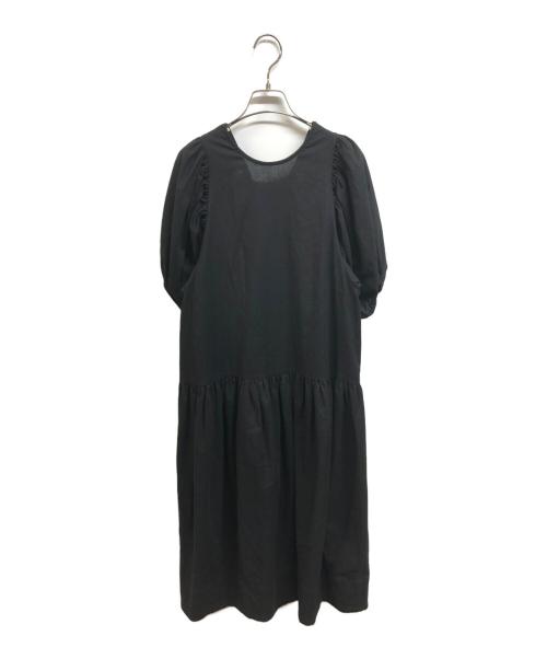 DOUBLE STANDARD（ダブルスタンダード）DOUBLE STANDARD (ダブルスタンダード) ローウエストワンピース ブラック サイズ:36の古着・服飾アイテム