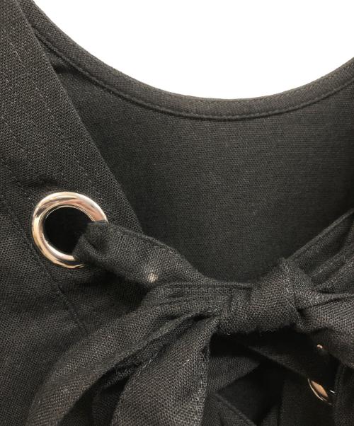 DOUBLE STANDARD（ダブルスタンダード）DOUBLE STANDARD (ダブルスタンダード) ローウエストワンピース ブラック サイズ:36の古着・服飾アイテム