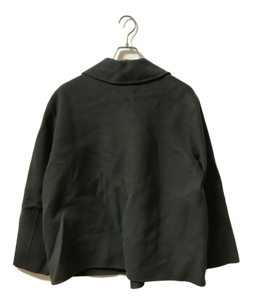 theory（セオリー）theory (セオリー) LUXE NEW DIVIDE CASUAL PEACOAT グリーン サイズ:Lの古着・服飾アイテム