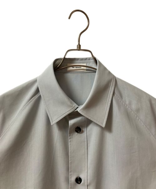 THE RERACS（ザ リラクス）THE RERACS (ザ リラクス) S/S ポリエステル シャツ ブルー サイズ:48の古着・服飾アイテム