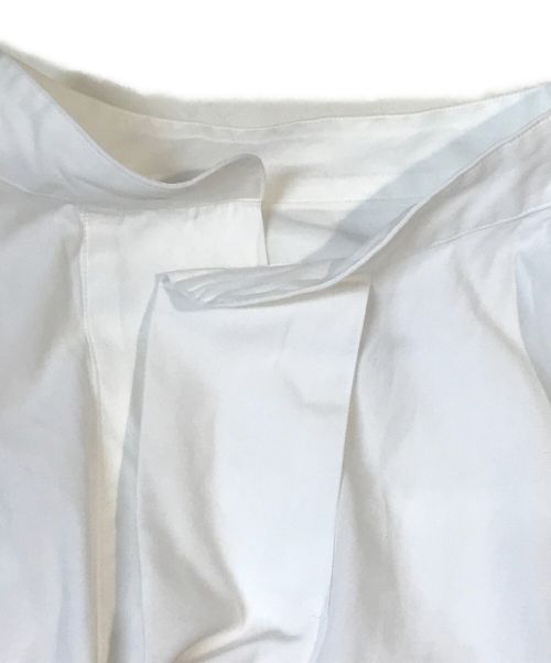 POSTELEGANT（ポステレガント）POSTELEGANT (ポステレガント) FINE COTTON PULL-OVER SHIRT ホワイト サイズ:Ｌの古着・服飾アイテム