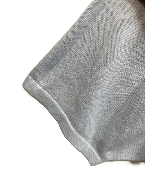 son of the cheese（（サノバチーズ））SON OF THE CHEESE (（サノバチーズ）) Hand Stitch Polo Knit ブルー サイズ:Ｍの古着・服飾アイテム