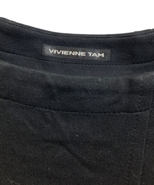 VIVIENNE TAM（ヴィヴィアンタム）VIVIENNE TAM (ヴィヴィアンタム) 刺繍 レース ロングワンピース ブラック サイズ:SIZE0の古着・服飾アイテム