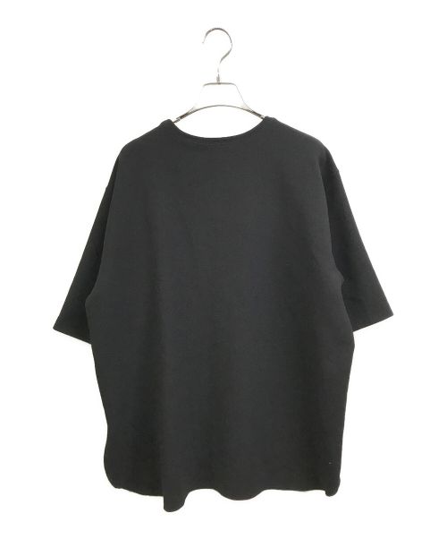 Whim Gazette（ウィムガゼット）Whim Gazette (ウィムガゼット) Vガゼットハーフスリーブプルオーバー ブラック サイズ:Freeの古着・服飾アイテム