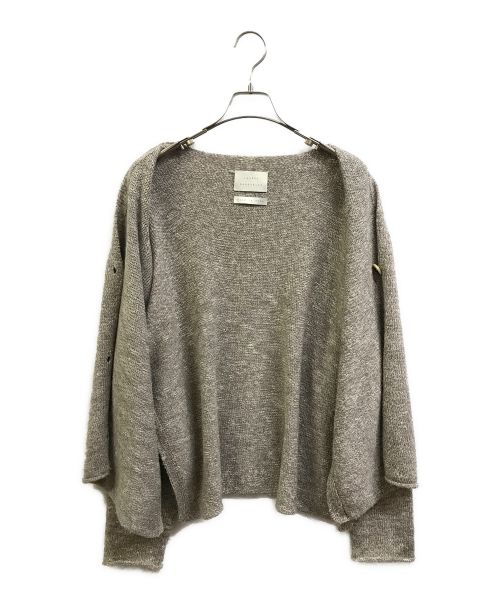 Lauren Manoogian（ローレン マヌージアン）Lauren Manoogian (ローレン マヌーギアン) コットンウールカーディガン グレー サイズ:1の古着・服飾アイテム