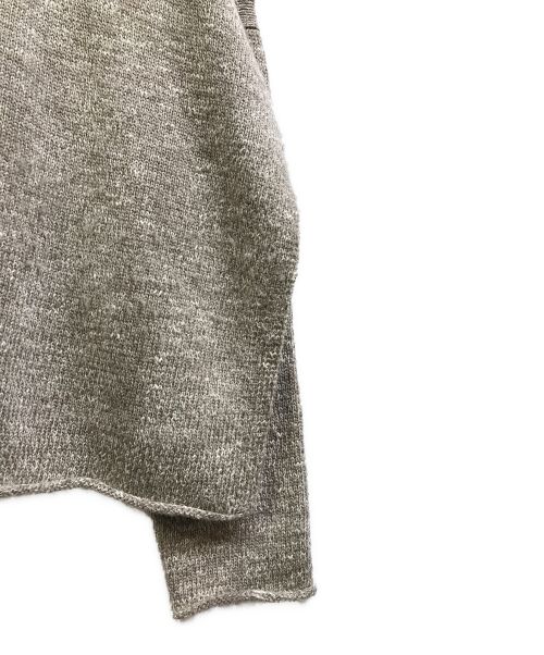 Lauren Manoogian（ローレン マヌージアン）Lauren Manoogian (ローレン マヌーギアン) コットンウールカーディガン グレー サイズ:1の古着・服飾アイテム