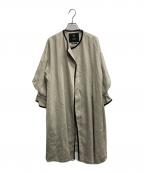 INEDイネド）の古着「パイピングライトコート」｜ベージュ