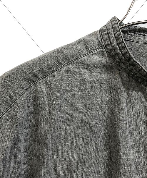 nest Robe（ネストローブ）nest Robe (ネストローブ) リネンビッグプルオーバーブラウス グレー サイズ:FREEの古着・服飾アイテム