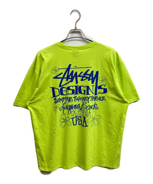 stussy（ステューシー）stussy (ステューシー) SUMMER LB TEE グリーン サイズ:XLの古着・服飾アイテム