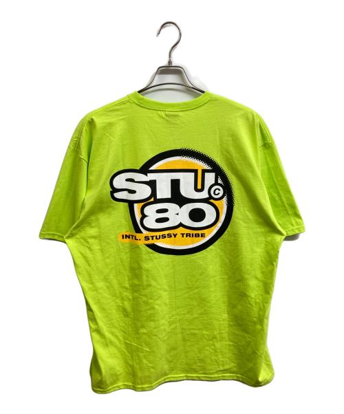stussy（ステューシー）stussy (ステューシー) HOT 80 TEE グリーン サイズ:XLの古着・服飾アイテム