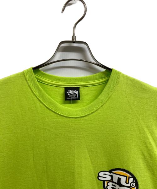 stussy（ステューシー）stussy (ステューシー) HOT 80 TEE グリーン サイズ:XLの古着・服飾アイテム